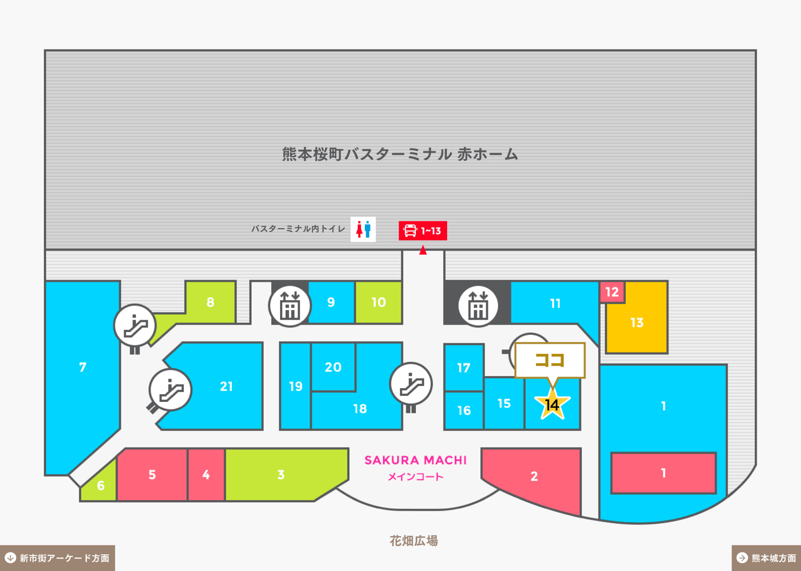 DENHAMフロアマップ