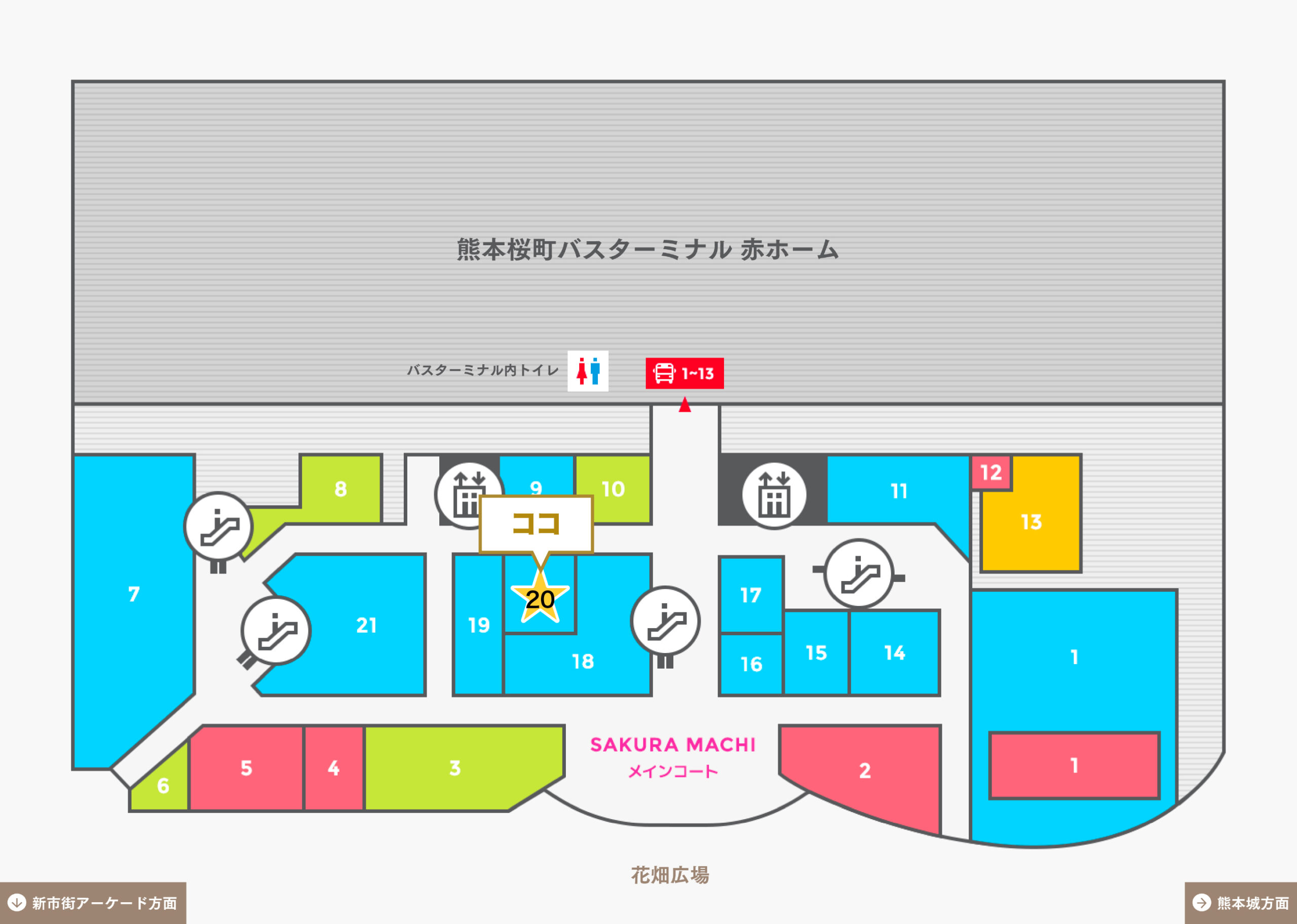 AVENUEフロアマップ