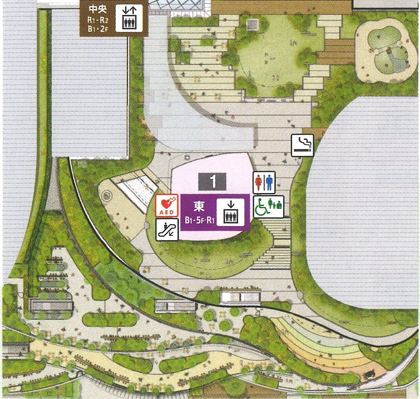 Garden Cafe & Bar CRAICフロアマップ
