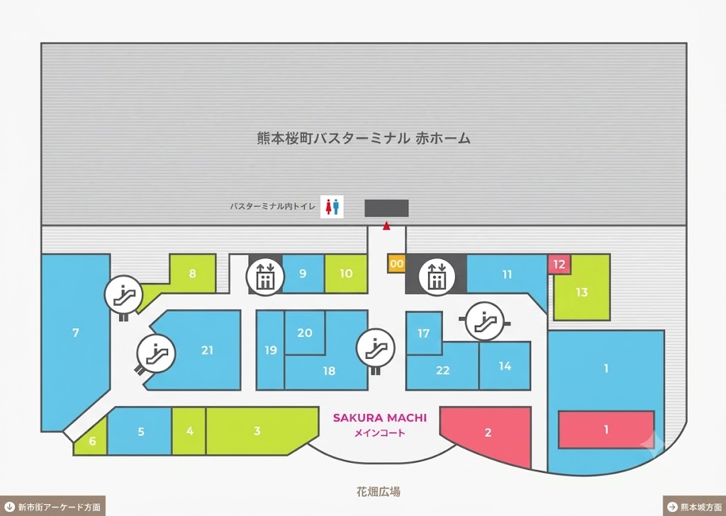 1Fフロアマップ